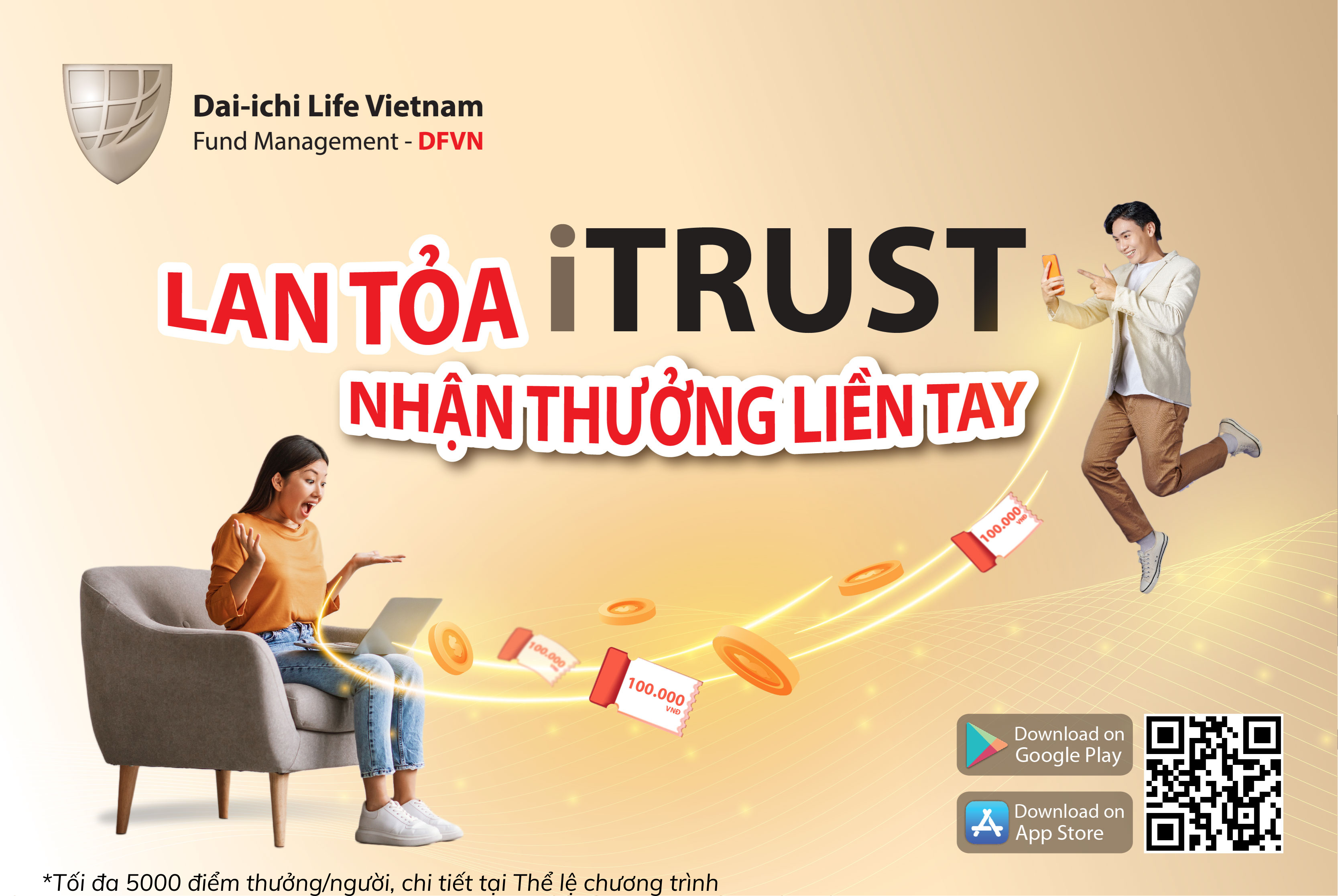 LAN TỎA CÀNG XA - NHẬN THƯỞNG CÀNG ĐÃ với chương trình “LAN TỎA iTRUST – NHẬN THƯỞNG LIỀN TAY 2024 ĐỢT 3"